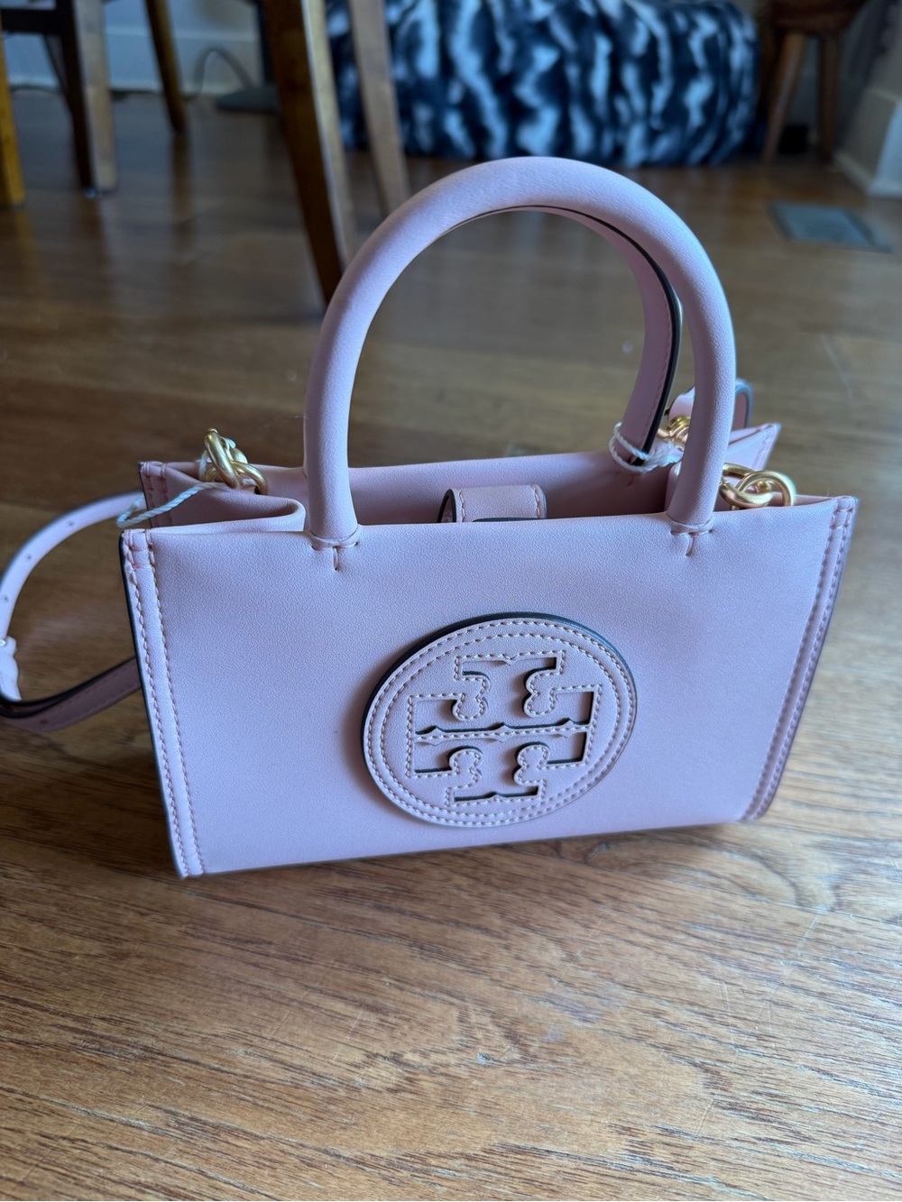 Tory Burch Blush Pink Mini Ella Bio Tote